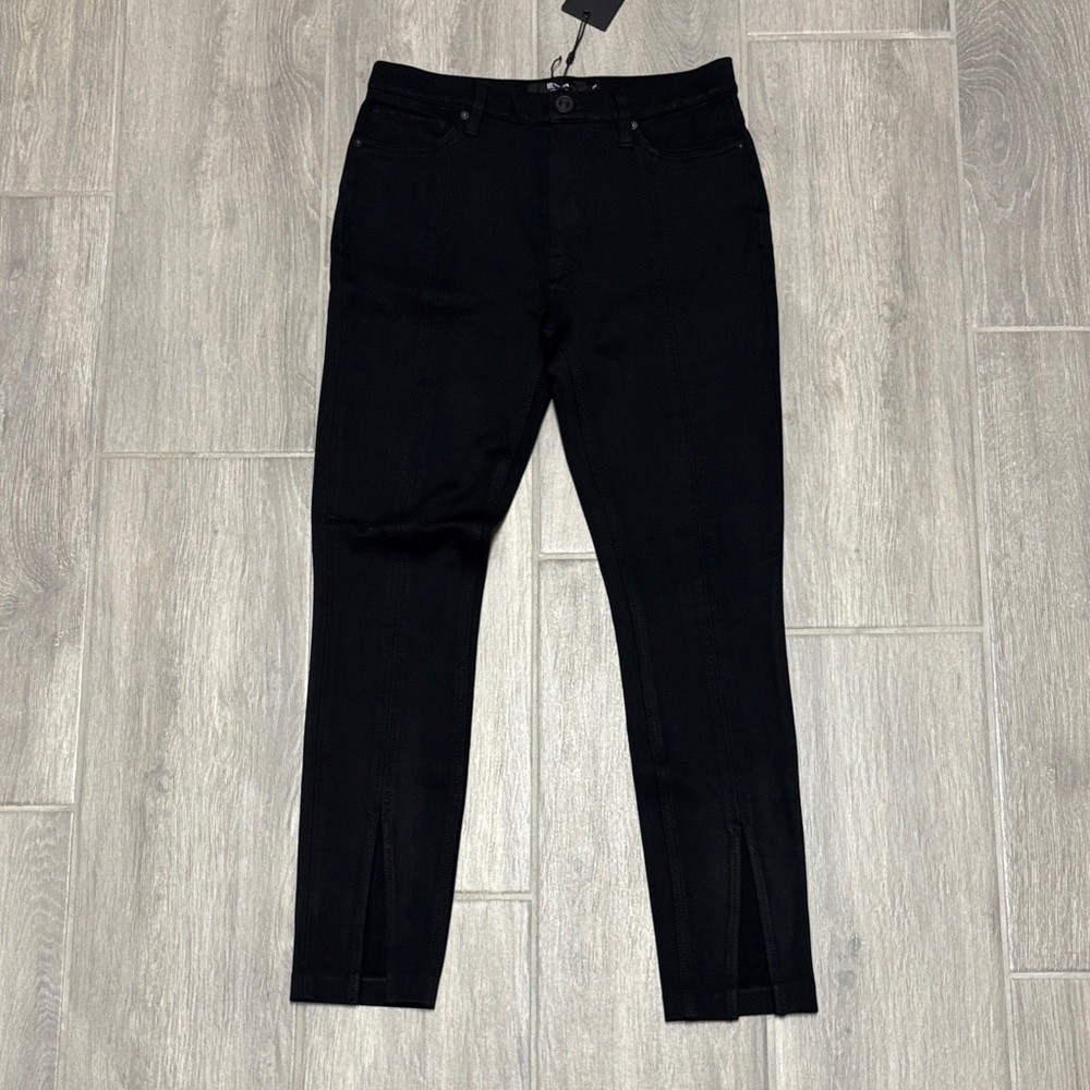 Women’s Black Hudson Slit Jeans